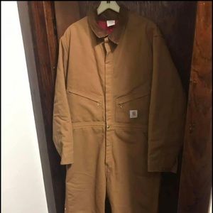 Carhartt Coveralls Red Lining 46R